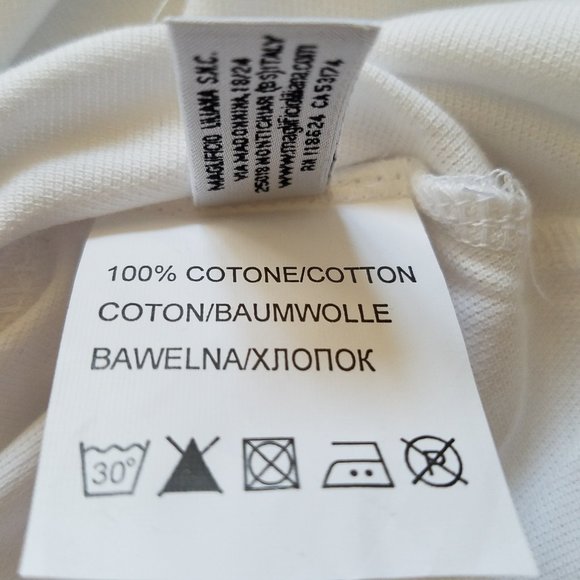 New Men's Impulso Italian While Shirt Long Sleeves 100% Cotton - Picture 13 of 14